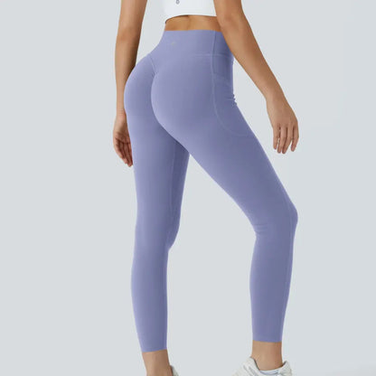 SculptFlex butt lifting leggings in Baby Lavender - Mallyro
