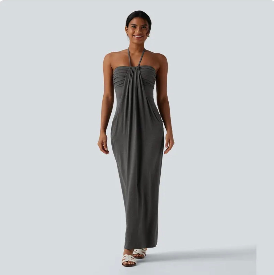 Liftiva Halter Maxi Dress