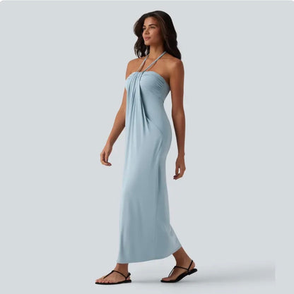 Liftiva Halter Maxi Dress