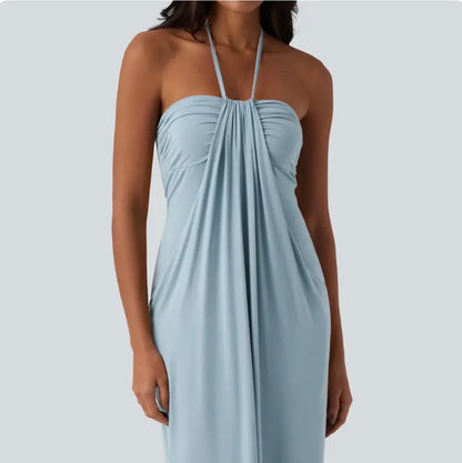 Liftiva Halter Maxi Dress