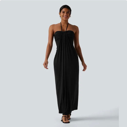 Liftiva Halter Maxi Dress