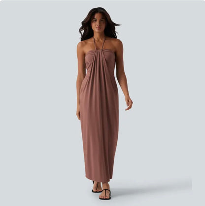 Liftiva Halter Maxi Dress