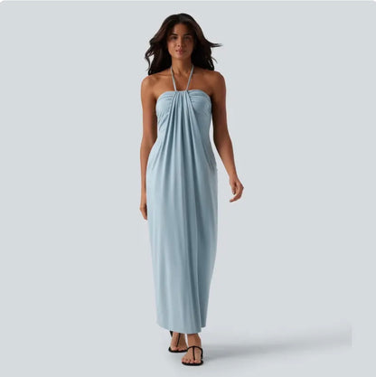 Liftiva Halter Maxi Dress