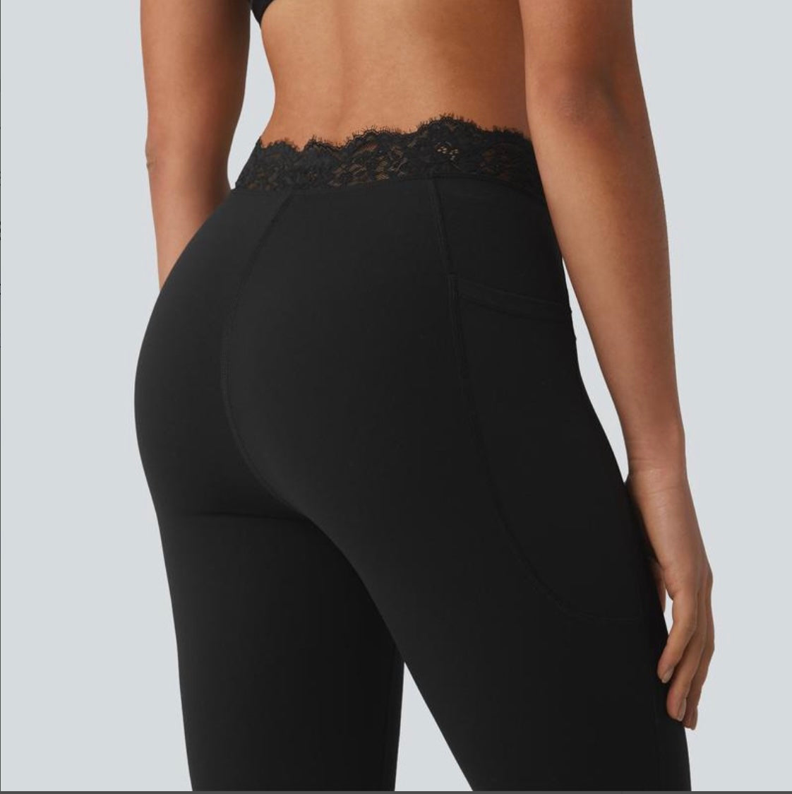 LaceContour fitted silhouette rear detail