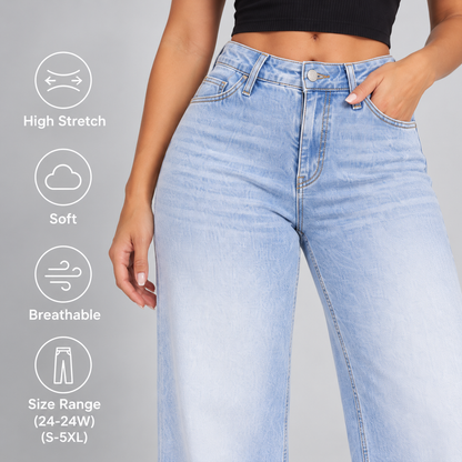 Liftiva BBL jeans high stretch soft breathable features