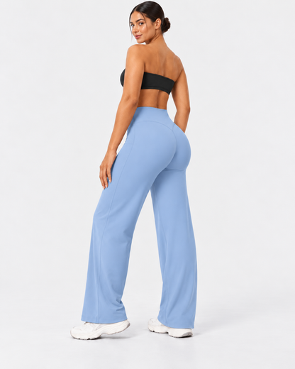 Liftiva High-Waisted Straight-Leg Yoga Pants - Airy Blue